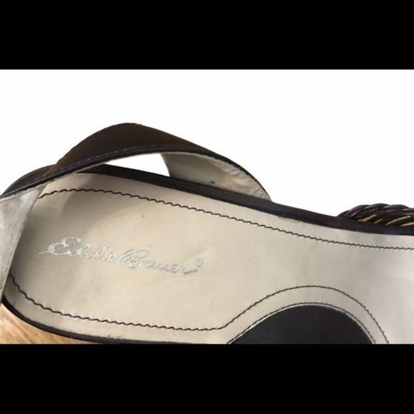 Eddie Bauer Espadrille Heel Sandel Size 8 1/2 - Picture 3 of 4